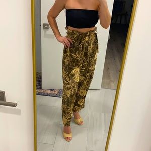 UO Teresa Printed Paperbag Pant